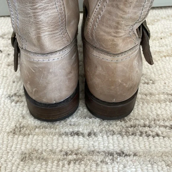Frye Veronica Slouch Taupe Boot 6 1/2 - Picture 4 of 6